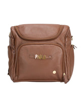 Pañalera Backpack Letters -  Cognac